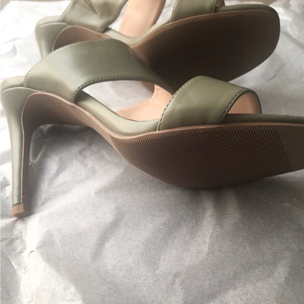 Calvin Klein Olive Green Heels
